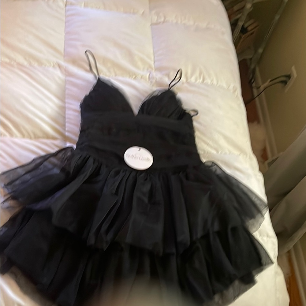 Selfie Leslie Black Mini Dress